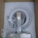 Brushed Nickel Wall Sconce Light, American Sconces Wall Lighting, Traditional 1 Light Bathroom Vanity Lighting with Opal Glass Shade, Wall Light for Bedroom Bathroom Living Room Entryway Hallway