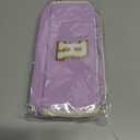 Pencil Case for Girls Women, Initial Pencil Pouch with Zipper, Cute Pencil Bag for School Supplies, Aesthetic Pen Case Box for Kids Teen Girls - C(Purple)