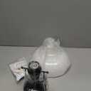 Flush Mount Ceiling Light Fixture < Bulb NOT Included >, Black Metal Frame Ceiling Light Fixture with Seeded Glass, Farmhouse Light Fixture for Kitchen Island Entryway Porch Foyer