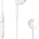 Apple EarPods in-Ear Earbuds with Mic and Remote Earbud Headphones White with Lightning to 3.5 mm Headphone Jack Adapter
