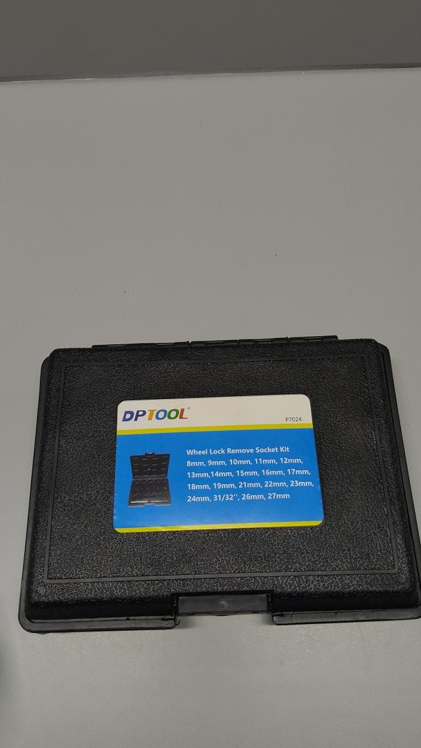 DPTOOL 22 Piece Bolt Nut Extractor Set, 1/2" and 3/8" Drive Impact Lug Nut Remover Socket Tool, Wheel Lock Removal Kit for Extracting Damaged, Stripped Frozen Nuts & Screws Twist Socket Set