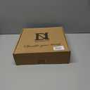 Christmas Wreaths for Front Door Outdoor, 24 Inch Artificial Xmas Winter Wreath, Christmas Wreath for Indoor Window, Wall, Porch, Mantel Decor, Decorated with Pine Cones, Bells & Red Bows Decorations (Red and Beige)