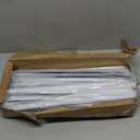 20 Pcs Adjustable Shelf Brackets for Double Track System Closet Organization Heavy Duty Wire Shelf Brackets(White,16.5 Inch)