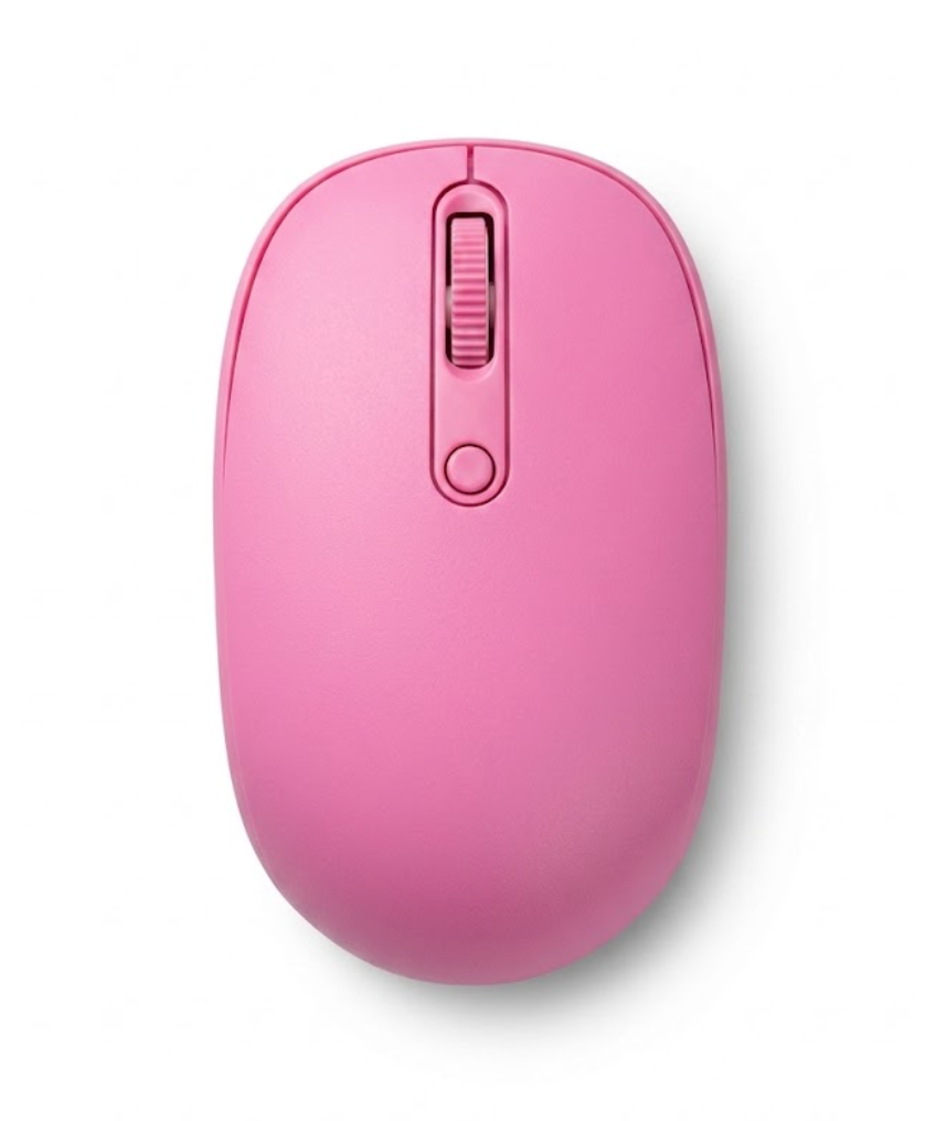 Wireless Mouse RM700 2.4G Silent Mouse with USB Nano Receiver for Laptop,PC,Mac,Chromebook,Windows (Pink)