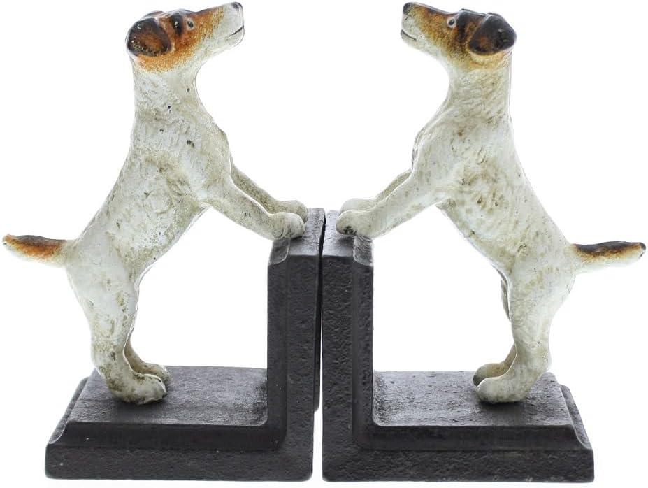 HomArt Cast Iron Jack Russel Bookends