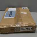 Casabella Basics 2-Piece Angled Broom and Dustpan Set, 44" Angled Broom with Long Handle and Dustpan, Silver/Green