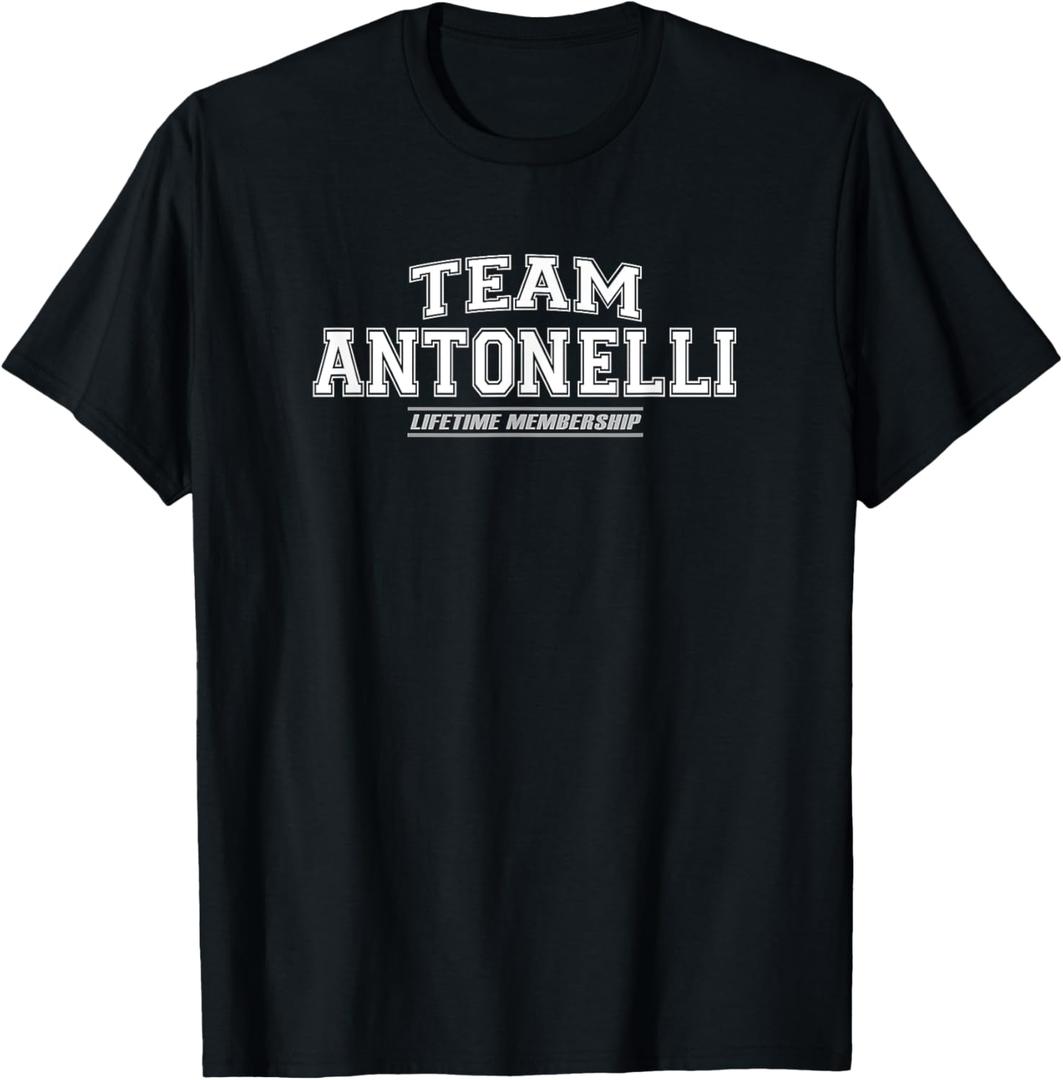 Team Antonelli | Proud Family Surname, Last Name Gift T-Shirt
