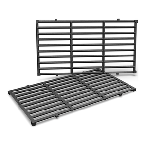 QuliMetal 7637 Grill Grates for Weber Spirit E210,E220,S210,S215 with Front Control,Replacement Grill Parts for Weber Spirit 200 & GS4 Spirit II E210,Spirit II E220,17.5 x 10.2 Inch,2Pack