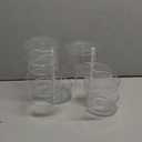 GLEAVI 2pcs Rotatable Makeup Organizer Box Multi-Layer Cosmetic Storage for Vanity Jewelry and Hair Accessory Holder Easy Rotating Design for Bathroom and Dressing Table