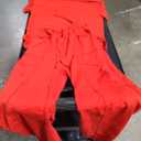 Red Comfortable 2-Piece Jogger Set for Effortless Style Set Size XS