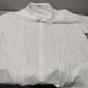 COOFANDY Men's Cuban Guayabera Shirt Short Sleeve Button Down Shirts Casual Summer Beach Linen Shirts (White)