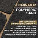 40 Pound Camel Brown DOMINATOR Polymeric Sand with Revolutionary Ceramic Flex Technology for Stabilizing Paver Joints/Gaps, 1/8 up to 4, Professional Grade Results