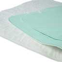 Pack of 2 Careboree Quilted Cotton Top Underpad 34"X52" Reusable Incontinence Bed Pads Washable Durable Waterproof Extra Absorbent Draw Sheet for Mattress