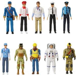 Beverly Hills Doll Collection Sweet Lil Family Dollhouse Figures - Firefighter, Police Officer, Doctor and More, Set of 10 Action Figure People Doll House Set, Pretend Play for Kids and Toddlers Beverly Hills Doll Collection Sweet Lil Family Dollhouse Figures - Firefighter, Police Officer, Doctor and More, Set of 10 Action Figure People Doll House Set, Pretend Play for Kids and Toddlers