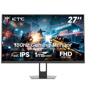 KTC 27 Inch 180Hz Gaming Monitor, Fast IPS 1080P Monitor 1ms, H27F22