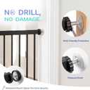 Sekey Baby Gate for Stairs, 30-57" Extra Wide No Drilling Dog Gate