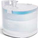 Cheerble Pumpless Cat Water Fountain, 2L/67oz E1 Automatic Cat Water Dispenser for Cats & Dogs MagDrive Technology Dual Mode Dispensing, No Cleaning Hassle, No Electrical Leakage, BPA-Free (Corded, White)