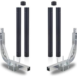 Boat Trailer Guides Poles Kits W/PVC Pipe - 31/48 Adjustable Height, Rust Prevention, Easy Installation, Universal Fit for Ski Boat, Fishing Boat, Sailboat Trailer (Black)