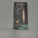 Heated Eyelash Curler, 2 in 1 Eye Lash Curler and Eyebrow Trimmer for Women with 2 Temperature Modes, USB Rechargeable Electric Eyelash Curler, Anti-Burn Design, Ideal Gift for Women (Black)