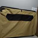 Amazon Basics Foldable, Portable Soft Pet Dog Crate Carrier Kennel, 42", Khaki