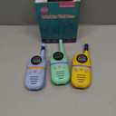 FOREDOM Rechargeable Walkie Talkies for Kids Walkie Talkies Long Range for Boy & Girl Age 3 to 12 Year Old Birthday Toys - 3 Pack