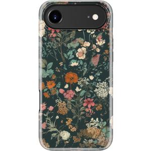 LUMARKE for iPhone Air Case Cute - Wireless Charging Compatible - Dual-Layer Soft Silicone + Hard Shell - Trendy Floral Design - Matte Finish Phone Cover for iPhone 17 Air - Vintage Flower
