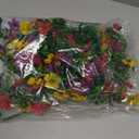 Der Rose UV Resistant Artificial Hanging Flowers for Outdoors,bSilk Cascading Fake Spring Hanging Flowers for Outdoor Porch Fence Balcony Garden Yard Decor (Red/Purplish/Rose Red/Yellow)