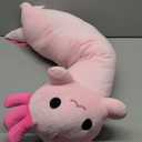 PEACH CAT Pink Axolotl Plush Pillow Toy Cute Axolotl Stuffed Animal for Girls and Boys 34"
