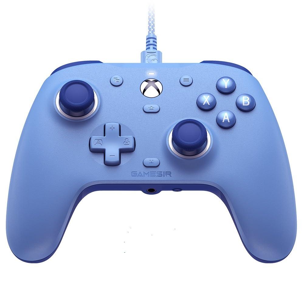 GameSir G7 SE Blue Wired Xbox Controller for PC, Xbox Series X/S, Xbox One, Officially Licensed Hall Effect Xbox Controller with 3.5mm Earphone Port, 2 Mappable Back Buttons,Anti Stick-Drift