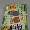 WATINC 6Pcs Hand Puppet Making Kit, Art Craft Felt Sock Puppet Toys, Creative DIY Make Your Own Pompoms Wiggle Googly Eyes Storytelling Role Play Party Supplies Gift for Girls Boys (Wild Animals A)