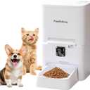 Automatic Cat Feeder with Camera, 1080P HD Night Vision 5G WiFi Smart Pet Feeder for Cats & Dogs  App Control, Timed Feeding, Portion Control, Two-Way Audio, Dual Power Supply