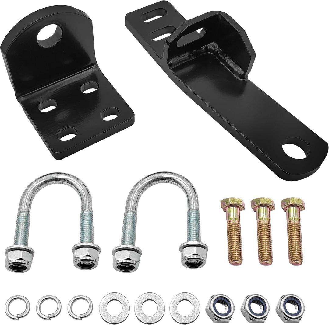 RBK24 Reflex Steering Stabilizer Mounting Bracket Kit Compatible with Roadmaster RM-RSSC, Compatible with 1987-2025 Ford E250, 350, and 450 Based Motor Homes with OE Steering Damper