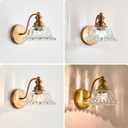 XIEDUN Vintage Wall Sconces Brass Wall Sconces 1 Light Wall Lights for Living Room
