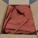 Favoyard Outdoor Chair Cushions 17"W x 16"D x 2"T Set of 4 Patio Chairs Cushions 3-Year Fade Resistant & Waterproof Cushions for Outdoor Furniture with Hidden Zipper, Attach Straps for Dining Chairs