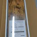 QEEIG Bathroom Shelves 36 inches Long Floating Shelf for Wall 36 x 9 inch Set of 2, Rustic Brown (008-90BN) (35.4")