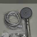 RV Shower Head with Hose, High Pressure 5 Mode Shower head Replacement, Shower Head for RV/Campers, Travel Trailer, Motorhome for Water Saving, Handheld Shower Head Holder and Hose, On Off Switch (Premium Chrome)