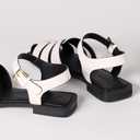 The Drop Women's Luna Fisherman Strap Sandal Ankle (8, Cream)