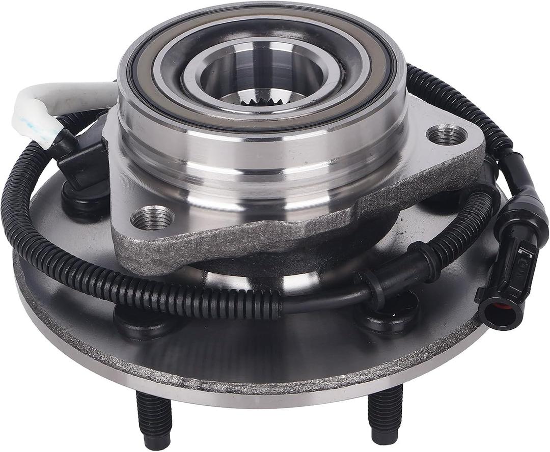 KUSATEC 515010 Front Wheel Bearing and Hub Assembly Compatible with Ford F-150 1997 1998 1999 2000, 5 Lugs W/ABS 4WD 4-Wheel ABS
