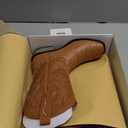 Rollda Kids Cowboy Boots for Boys Girls Western Square Toe Cowgirl Boots with Walking Heel (Toddler/Little Kid/Big Kid), size 5