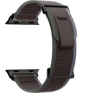 Trail Loop Sport Band - Compatible with Apple Watch Ultra 2/Ultra 49mm,Series 10 46mm 9 8 SE2 7 6 SE 5 4 3 2 1 45mm 44mm 42mm for Men Women,Soft Woven Nylon Strap (44/45/46/49/42mm(Series 3 2 1), Blue-Black/Black)
