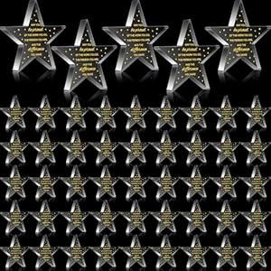 Huquary 50 Pcs Employee Appreciation Awards for Coworker Acrylic Thank You Gifts Trophy Be Proud of The Work You Do Prizes for Colleague Retirement Farewell Motivational Gift (Pentagram)