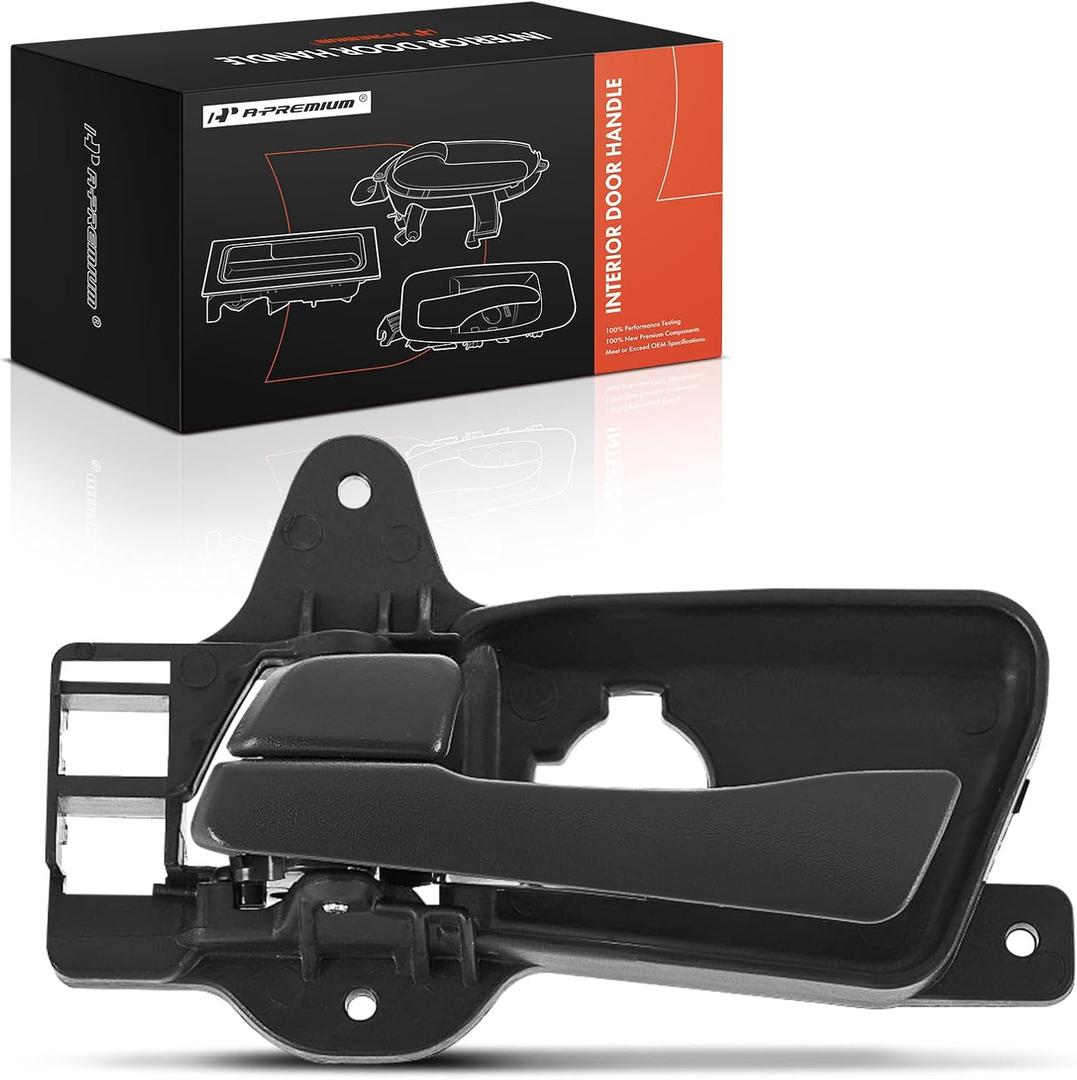 A-Premium Rear Left Driver Side Interior Door Handle Compatible with Hyundai Elantra 2009 2010 2011 2012 Hatchback, Black
