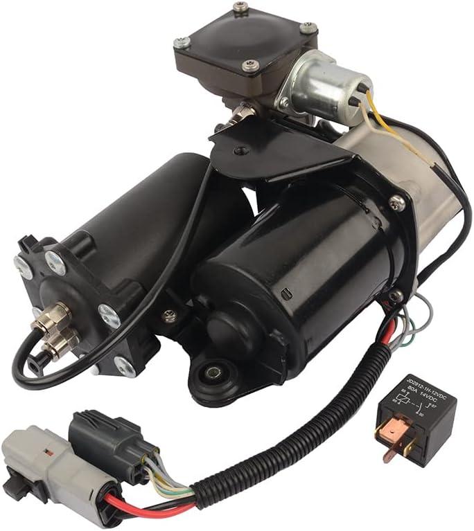 LR023964 Air Suspension Compressor Pump (Hita-chi System) Replacement for 2006-2013 Range Rover Sport LR044360 2005-2009 LR3,2010-2013 LR4 6 Pins