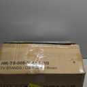 Furologee TV Stand with 4 Drawers, 43 Inch Entertainment Center with Open Shelves, Media Console Table for 50" TV, Television Stand for Bedroom, Living Room/Rustic Brown