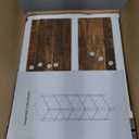 HOOBRO 5-Tier Corner Shelf Stand, Corner Square Rack Display Shelf, Tall Storage Plant Stand, Bookcase for Small Spaces, Living Room, Home Office, Kitchen, Rustic Brown and Black BF50CJ01