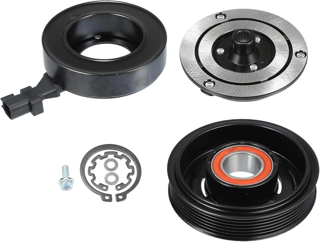 uxcell AC Compressor Clutch Set Replace for Jeep Wrangler 2012-2018 A/C Clutch Repair Assembly