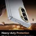 IMCHEN for Samsung Galaxy Z Fold 6 Case, Leather Zfold 6 Case, One Piece Designed, No Screen Protector Included (SilverShadow)