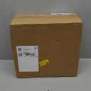 IEEK Small Waste Basket Slim Trash Can 3.2 Gallon/12L Clear and White Garbage Can Rectangle Plastic Wastebaskets Container Bin for Narrow Spaces Office,Bathroom, Bedroom,Kitchen,Living Room,Study