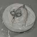 White Lamp Shades Set of 2, Bell Lamp Shades 6"Top x 13"Bottom x 10"High, Medium Shade Replacement Fabric Natural Linen Hand Crafted(Spider Fitter), Harp Holders Included, Easy Assembly Required