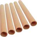 Chiroplax Toe Tubes Sleeves Protectors Cushions Fabric & Gel Lining Separator Tubing Finger, Bunion, Hammer Toe, Callus, Corn, Blister (5 Pack, Size Medium)